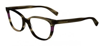 Longchamp LO2739 N Striped brown 49/16/140 WOMAN Brilmonturen