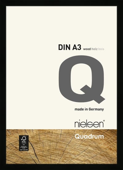 Nielsen Quadrum Houten Wissellijst Black 29,7x42cm (A3)