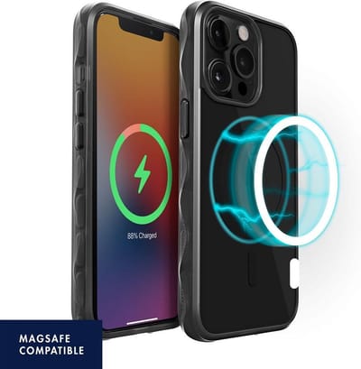 Laut Crystal Matter - Tinted Series (magnetische ring) TPU hoesje voor iPhone 13 Pro - transparant en zwart