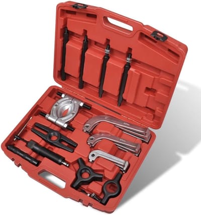 Hydraulische Lagertrekker - Lager Afscheider Set - Onderhoud Voertuigen - 25 Delig - Ø 75-105 mm