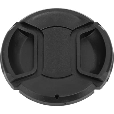 Camera Lens Cap Professionele Stofdicht Krasbestendig Center Pinch Lens Cap Beschermer met 49mm / 1.93in black