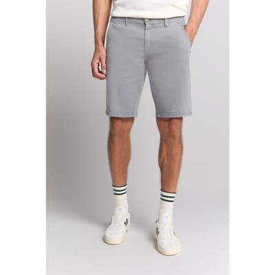 No Excess Short Chino Garment Dyed Twill Stretch Washed Blue Maat: W29 | Korte Broeken Outlet | Heren | Grijs