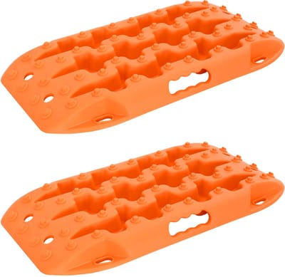 vidaXL - Traction - Board - 2 - st - Oranje - 57,5x30,5x5,5 - cm - Verstevigd - nylon