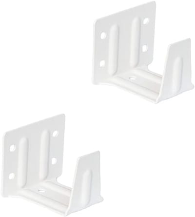 Middensteunbeugel voor jaloezieën en gordijnen, 44,45 x 57,15 mm, 2 stuks, ideaal voor raamdecoratie en bevestiging