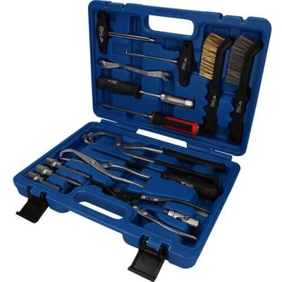 BRILLIANT TOOLS universele remtrommel- en remschijfgereedschapset 15-delig - BT701250