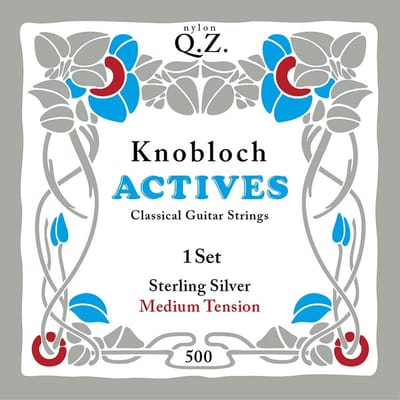 Knobloch 500KASQ snaren set classic MT (Sterling silver and QZ nylon)