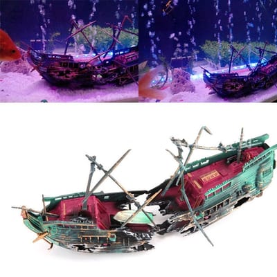Aquarium decoraties aquarium landschapsarchitectuur aquarium interieur decoratie simulatie hars rotstuin (wrak)
