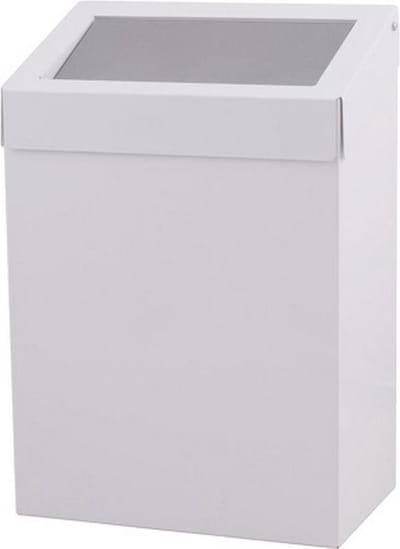 Dutch Bins| Afvalbak | Gesloten | Wit | Inhoud: 20 liter