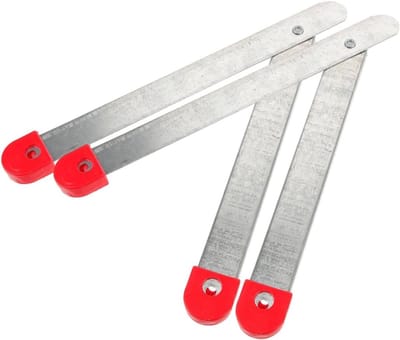 Ladder Scharnier Set - Ladder Onderdeel - Doe-het-zelf Projecten - Verstevigd Ontwerp - 47 cm Lengte - Zilver