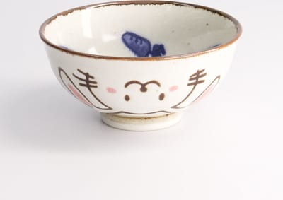 Tokyo Design Studio – Kawaii – Rabbit Usagi – Rice Bowl – Red – 11.5x6cm – 300ml
