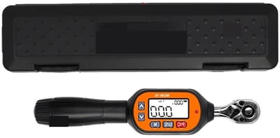 Digitale Koppeladapter - Momentsleutel Handgereedschap - Precisie Afstelling - Verstelbaar Koppelbereik - 60 Nm - Zilver