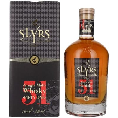 Slyrs FIFTY ONE Single Malt Whisky 51% Vol. 0,7l in geschenkverpakking