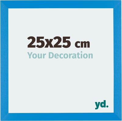 Your Decoration - Fotolijst 25x25 cm - MDF - Helder Blauw - Mura