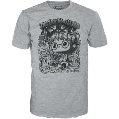 Funko Pop! Movies: Harry Potter Tee Box #162 Metallic Effect - Maat XL