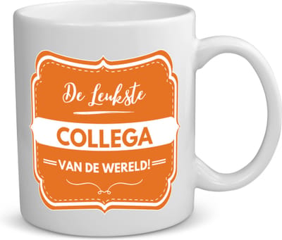Akyol - de leukste collega koffiemok - theemok - Collega - beste collega - werk - afscheidscadeau - verjaardagscadeau - kado - 350 ML inhoud