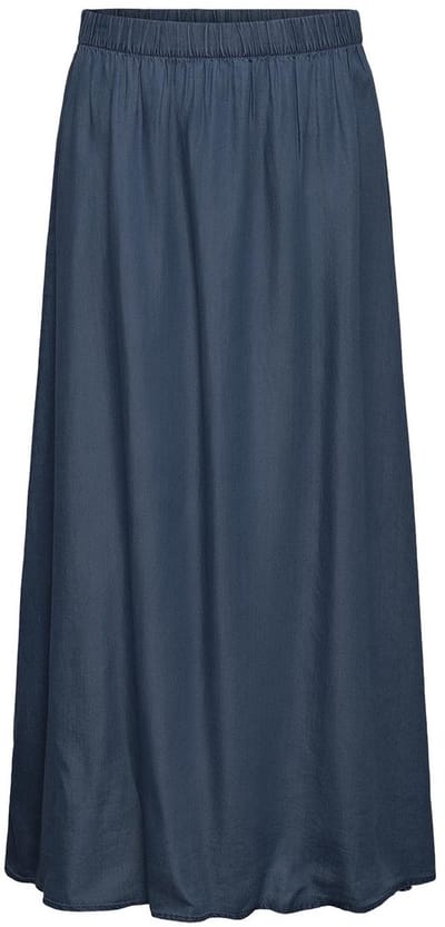 Jacqueline de Yong Rok Jdyjasper Mw Maxi Skirt Wvn Dia 15369401 Dark Blue Denim Dames Maat - S
