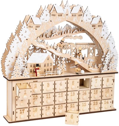 Small Foot - Wooden Advent Calendar Ski