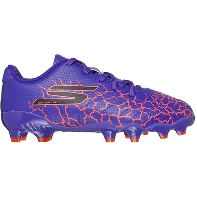Skechers Stevige grondvoetbalschoenen voor kinderen (Paars)