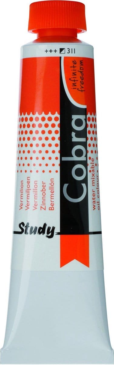 Cobra Study Olieverf 40ml | Vermilion (311)