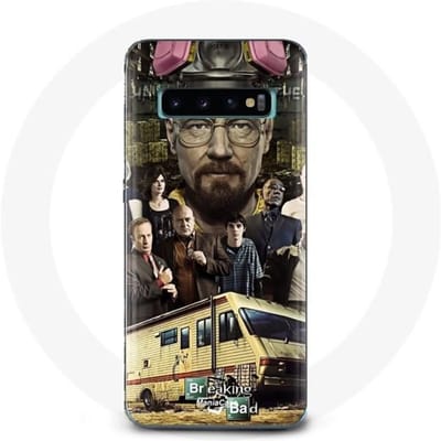 Coque de protection - Maniacase - Samsung Galaxy S10 Plus - Breaking Bad Heisenberg - Noir - Rigide