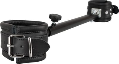 ZADO – Metalen Spreid Stang Spreader Uitschuifbaar voor Open en Gewillige Houding - Zwart