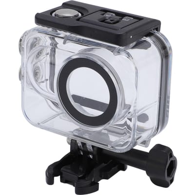 Boîtier Étanche de Plongée 196FT pour Go 3 Coque de Boîtier de Plongée Sous-Marine Protectrice avec Support black