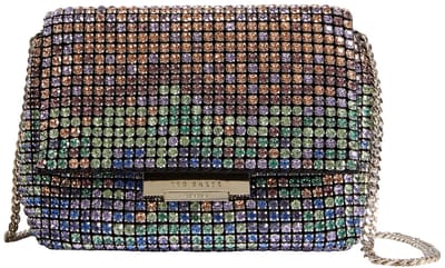 Ted Baker Schoudertas Avondtas SEURAT Crystal Mini Crossbody Bag Multicol Kleurrijke