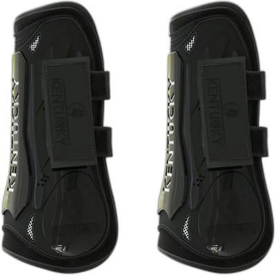 Kentucky Horsewear - Peesbeschermers Velcro zwart M
