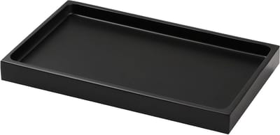 Elegante zwarte sieradenhouder voor op de kaptafel - Ringhouder, display voor cosmetica en decoratieaccessoire voor huis en badkamer