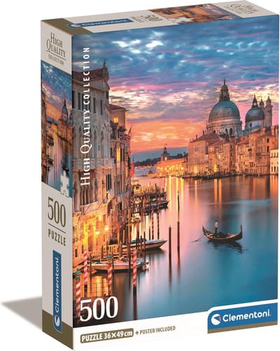 Clementoni - Puzzel - 500 Stukjes - VenetiÃ« - Puzzel Voor Volwassenen - High Quality Collection
