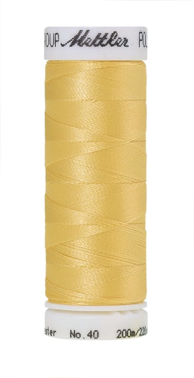 Mettler borduurgaren - Geel - Nr 640 - Polysheen - 200 meter