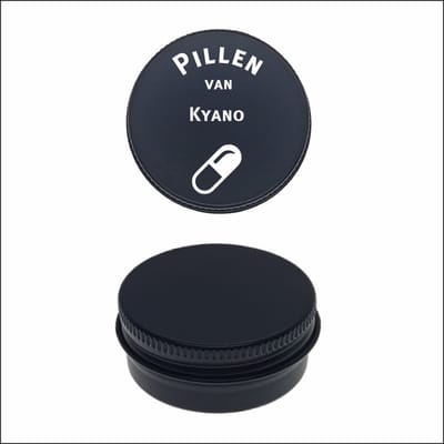 Pillen Blikje Met Naam Gravering - Kyano