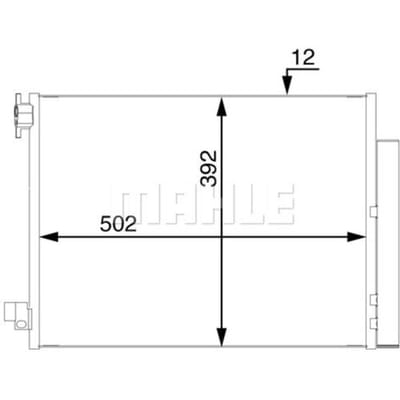 Condensator, airconditioner MAHLE AC 73 000S