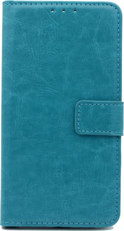 HB Hoesje Geschikt voor Samsung Galaxy S10 Plus - Portemonnee Book Case - Pasjeshouder en Magneetlipje - Turquoise