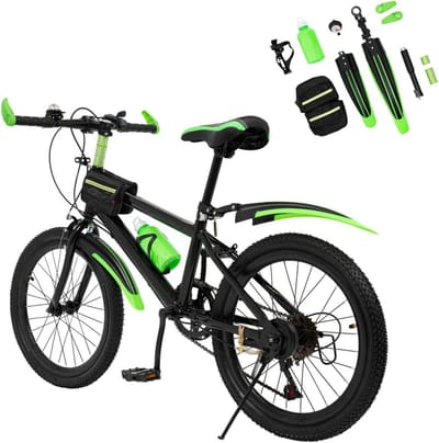 Kinderfiets Mountainbike 20 Inch met 7 Versnellingen voor Jongens en Meisjes
