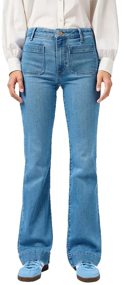 Wrangler Flare Spijkerbroek Blauw 30 / 30 Vrouw