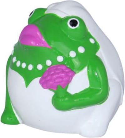 Pomme Pidou Kikker Freddy - Spaarpot van keramiek - Luxe geschenkverpakking