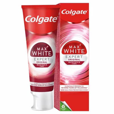 Colgate Tandpasta Max White Expert Original - 6 x 75 ml - Voordeelverpakking