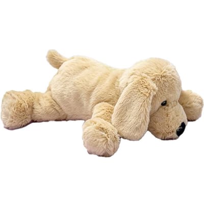 30cm Golden Retriever Pluizige Puppy Hond Pop Pluche Speelgoed Zachte Slaapmaatje Cartoon Dier Overnachtingsvriendje Cadeau 30cm beige