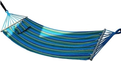 Draagbare Hangmat - Canvas Hangmat - Buiten Ontspannen - Verdikt Materiaal - 200x80cm - Blauw