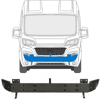 Versterking voorbumper / balk voor Peugeot Boxer 2014-2018