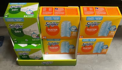 Swiffer Box Promo Vloer Navullingen 72 Stuks + Duster Navullingen 36 Stuks