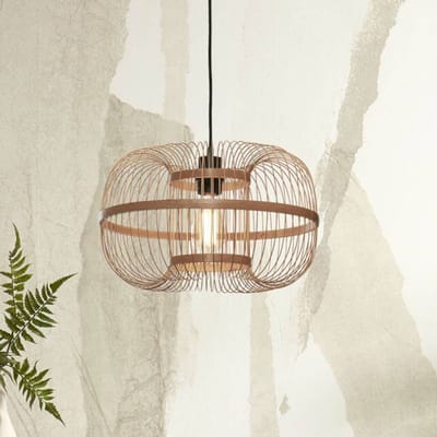 GOOD&MOJO Hanglamp Hokkaido - Bamboe - Ø38cm - Bohemian - Hanglampen Eetkamer, Slaapkamer, Woonkamer