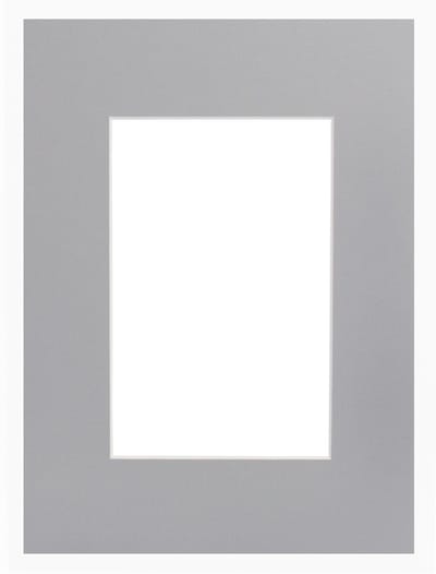 Passe-partouts 822 Grijs 30x40cm met 19x27cm uitsnede (5 stuks)