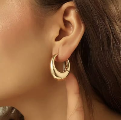Luxe Oorbellen Set - Kleur: Goud - RVS / Stainless Steel - 2 stuks - Oorhangers / Oorringen / Oorknopjes - Cadeau voor Vrouwen - Hoge Kwaliteit Roestvrijstaal - Verkleurt Niet - Inclusief Luxe Cadeauverpakking - Oorbel / Earrings