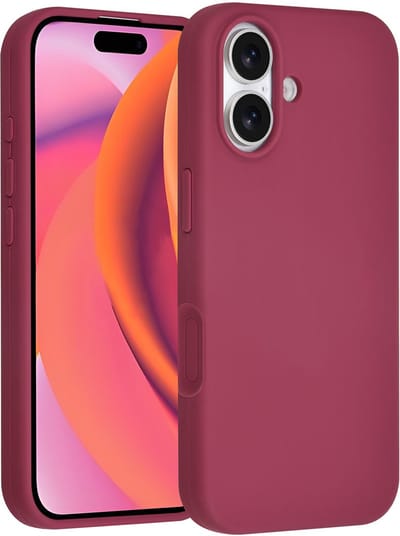 TUNIQ telefoonhoesje voor Apple iPhone 16 - Siliconen backcover - Paars