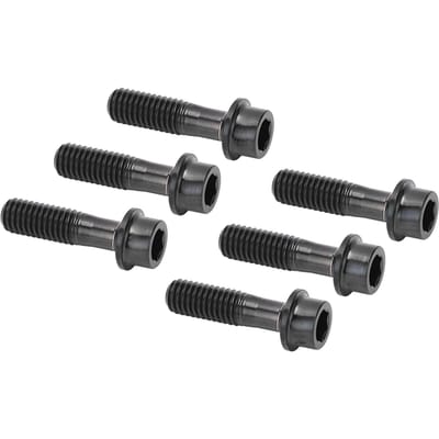 RISK 6Pcs M5x18mm Vis de Fixation de Potence de Vélo Boulons de Fixation de Leviers de Frein de Vélo Pièces de Potence de Vélo Creuses Noires pour Montagne gray