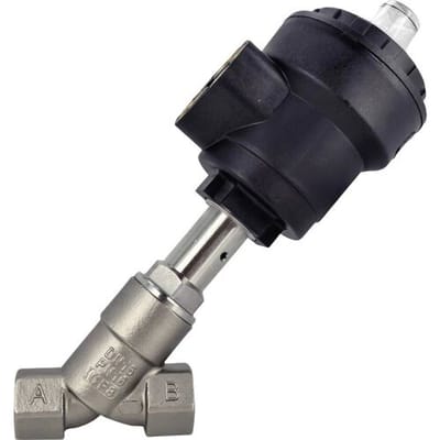 TRU COMPONENTS Luchtgestuurd ventiel TC-14215236 TC-TPV101PX1550NCS Materiaal (behuizing) RVS Afdichtmateriaal PFTE 1 stuk(s)