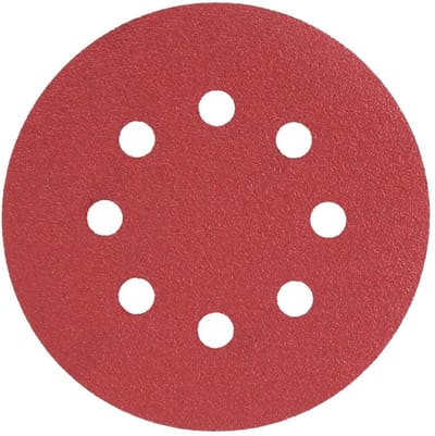 Radix - Schuurschijf - Pro - Klittenband 125 mm - P80 – 8 stofgaten (50 stuks)