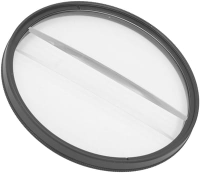 Dailygoods- Dioptriefilter Dubbel Glas - Middenveld Gesplitst Filter - Speciaal Effectfilter - Blur Zoom Filter - 82MM - Geschikt voor SLR/DSLR-camera's - Camerafilter